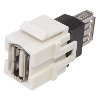 USB 2.0 Keystone Insert for Wall Plate