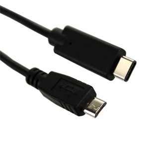 USB-C Male to Micro USB Male Cable - 0.91m