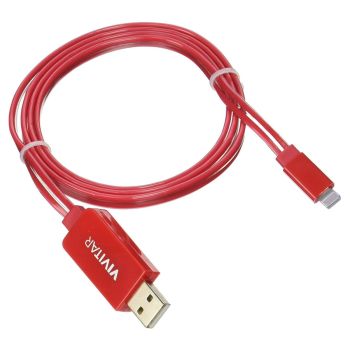 Câble USB à Lightning - pour iPhone - rouge