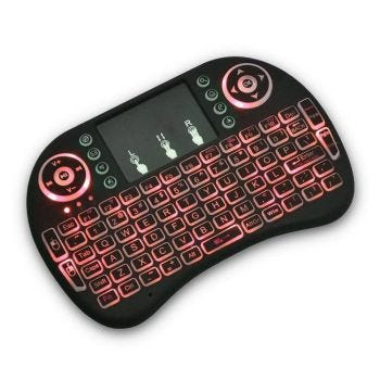 Mini backlit Wireless Multimedia Keyboard