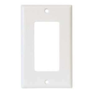 Decorative Simple Wall Plate - White