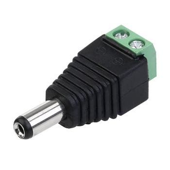 2 Pole Terminal Block Adapter to 2.5 mm DC Male