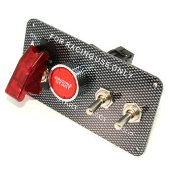 Panneau de commutateurs de démarrage pour voiture de course - 12 V