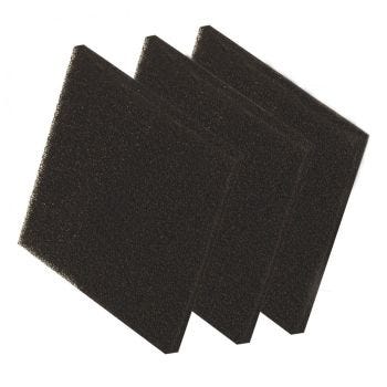 Activated Carbon Filter for WELLER WSA350 Smoke Extractor - 3-Pack