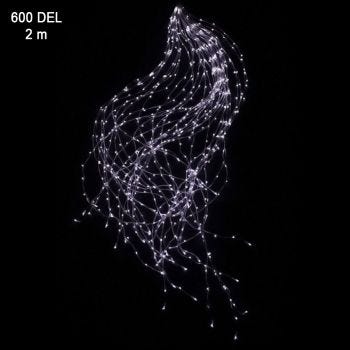 600 LED Light Branch with Remote Control - 12 V - White - 2 m