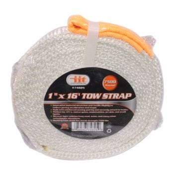 Towing Strap - Capacity 2500 lbs - 4.87 m - White