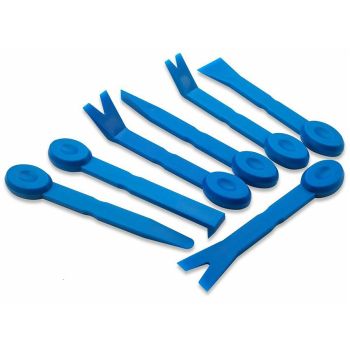 7″ Nylon Pry Bar Set for Molding and Trim Removal - 7 Piece