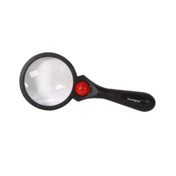 Magnifier glass 3.5″ with LED - Black