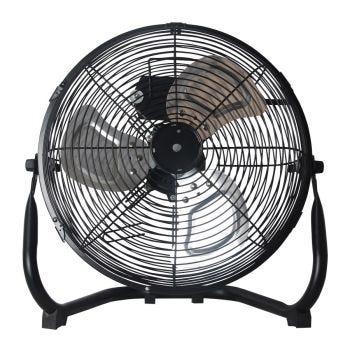 Ventilateur de plancher/table à 3 vitesses - 30 cm - Noir