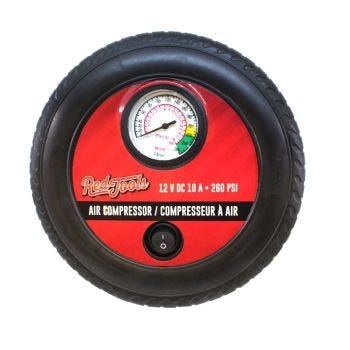 Portable Air Compressor - 12 V - 260 PSI