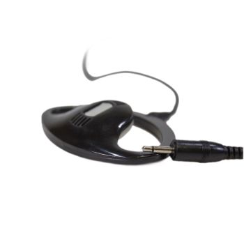 Oreillette en forme de D avec fil mono 2.5 mm pour radio CB