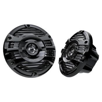 KENWOOD 6.5-inch Coaxial Marine Speaker - 2 Ways - 50W - Black - Pair