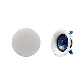 Haut-parleur de plafond encastrable de 6.5″ - 2 voies - 110 W - Paire - Réusiné