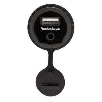 Ensemble de montage sur panneau USB et AUX.