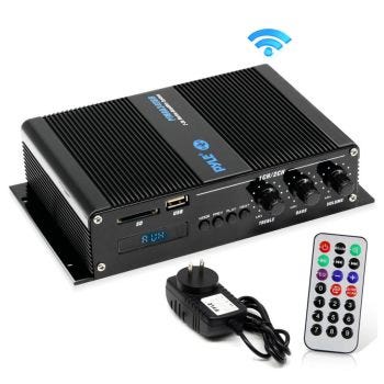 Amplificateur de puissance marin avec télécommande - Bluetooth - 200 W - 2 canaux