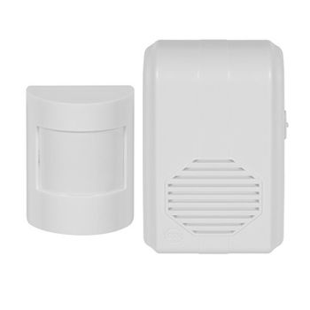 Plug-In Door Chime with Wireless Motion Detector - 10 Sound - 152 m