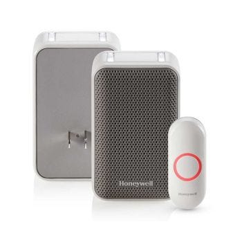 Carillon de porte enfichable HONEYWELL avec bouton-poussoir sans fil