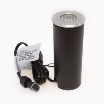 Landscape LED Luminaire in Stainless Steel - 1.5 W - 12 V - Blue
