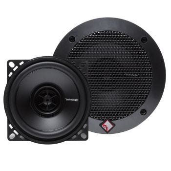 ROCKFORD FOSGATE 4" Full Range Coaxial Speaker - 2-Way - 30W RMS - Pair