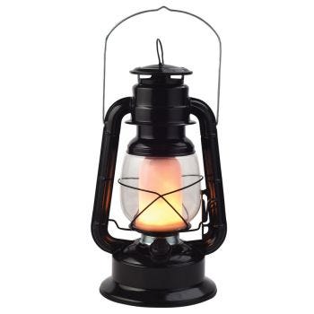 LED Flame Effect Lantern - 28cm