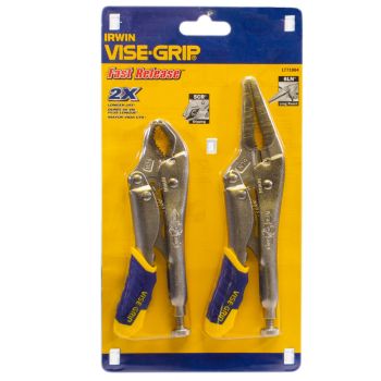 Vise-Grip Locking Pliers Fast Release - Set of 2
