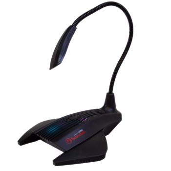 Microphone de jeux DEL 7 couleurs et RVB - USB