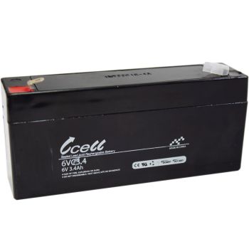Batterie rechargeable au plomb-acide scellée - 6 V - 3.4 Ah