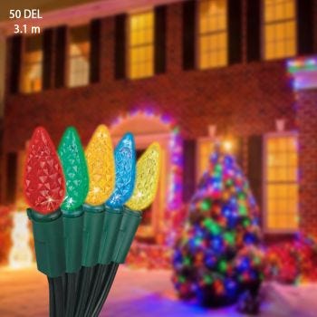 Outdoor LED String Lights - 50 LED - Multicolor - 3.1 m