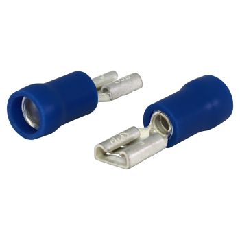 Terminal à lame femelle - .187″ - 16-14 AWG - Bleu - Paquet de 100