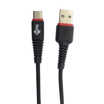 USB Male to USB-C Male Cable - Black - 1 m