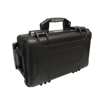 Waterproof ABS Plastic Case with Foam Interior and Transport Wheels - 559 mm X 355 mm X  239 mm - Black