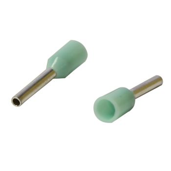 Terminal virole - 24 AWG - Turquoise - Paquet de 100