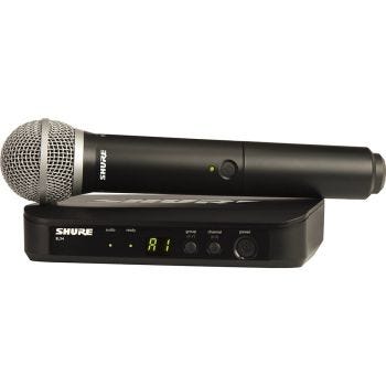 Système de microphone sans fil SHURE BLX4/PG58-H9 - 512 à 542 MHz