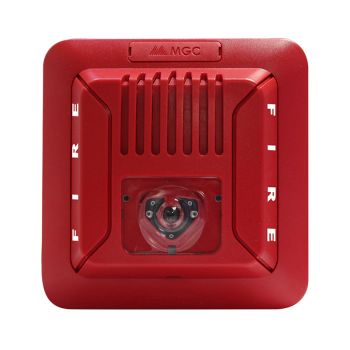 Wall Mount LED Strobe - Red