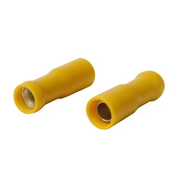 Terminal bullet - Femelle - 5 mm - 12-10 AWG - Jaune - Paquet de 10