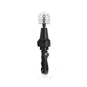 Water-Powered Flow-Thru Cleaning Brush