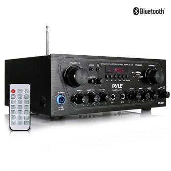 PYLE PTA24BT 2-Channel Bluetooth Stereo Receiver - 250W