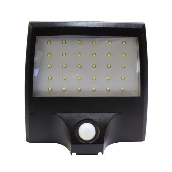 Solar LED Outdoor Floodlight with Motion Sensor - 180 Lumens - 6000 K