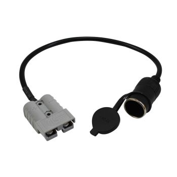 Connecteur Anderson à prise allume cigarette - 50A - 16AWG - 30cm