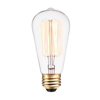 GLOBE S60 Incandescent Filament Bulb  - 120V - 40W - E26 - 2700K