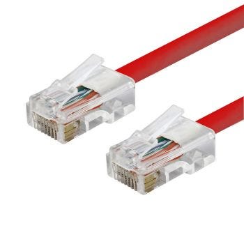 Network Cable - Category 5e - Red - 5′
