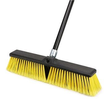 148-cm Industrial Broom with Handle - Yellow