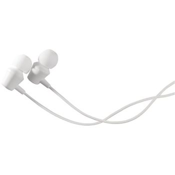 Écouteur intra-auriculaires avec fil et microphone - 3.5 mm - Blanc