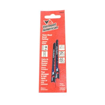 Lame de scie sauteuse pour bois épais  - 10 TPI - 3/4″ - Paquet de 2