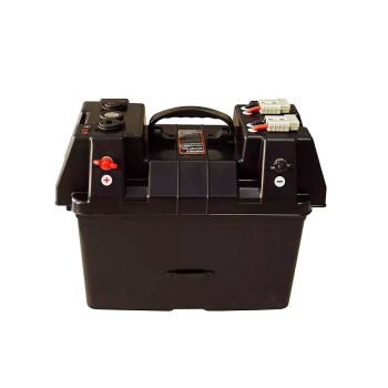 Waterproof Power Supply Box for 12-24 V Vehicle Battery - USB Port, Voltmeter and Solar Socket