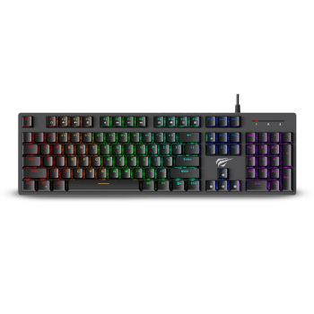 Clavier mécanique rétroéclairé RVB de jeu - USB - 104 touches