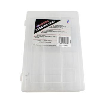 4 Compartments Plastic Storage Box - 27cm X 18cm X 4cm