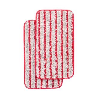Duop Scrubbing Microfiber Reusable Mop Pads - 2 Pack