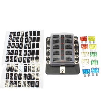 Modular Blade Fuse Blocks - 10-Way