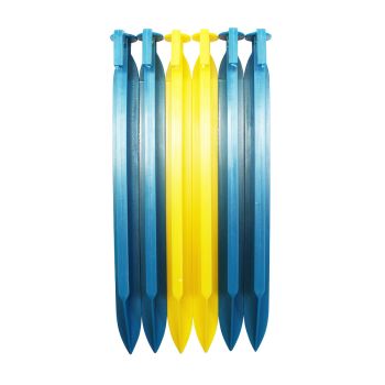 9-Inches 3-Way Tent Stake - 6 Pack